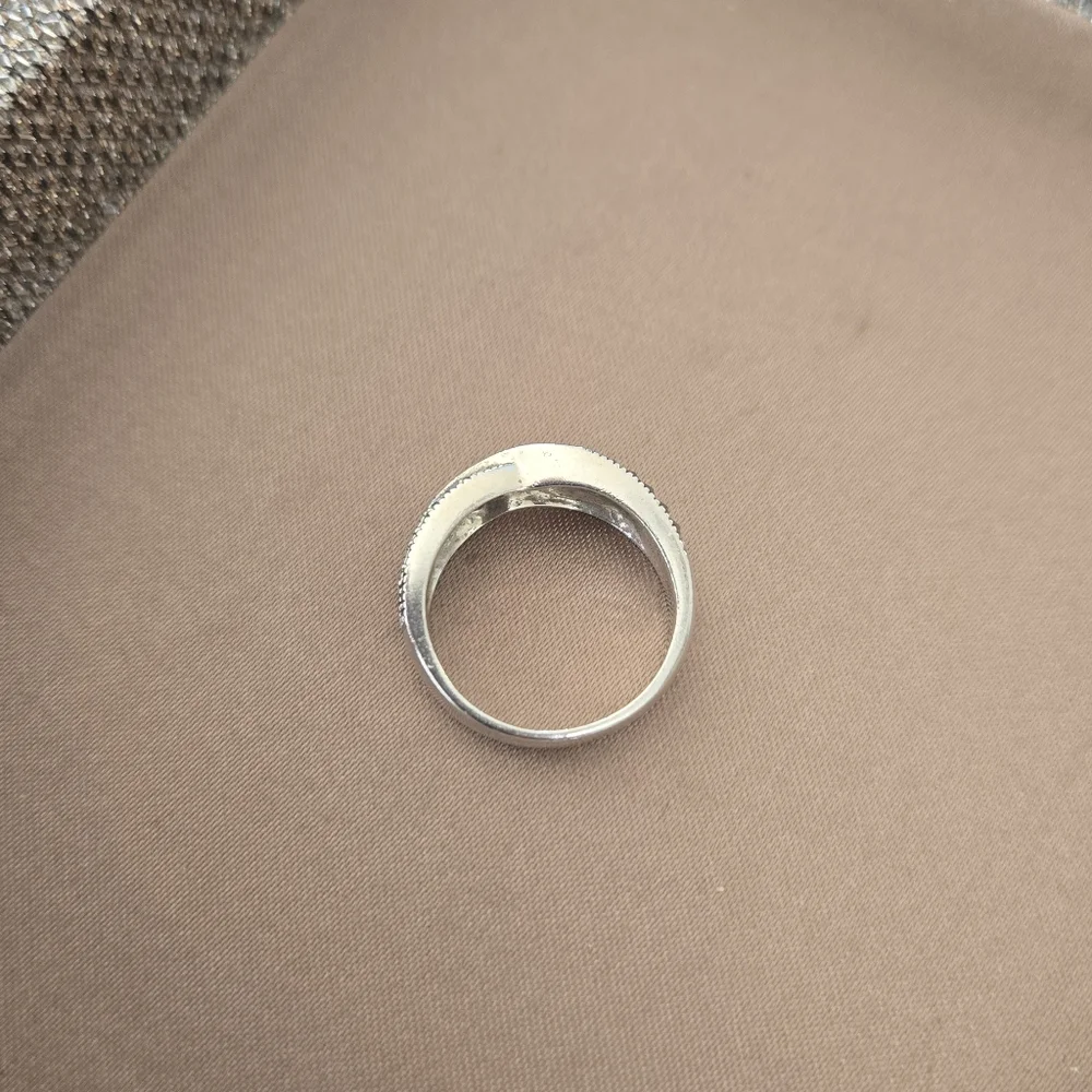Vintage Judith Jack Sterling Marcasite Ring